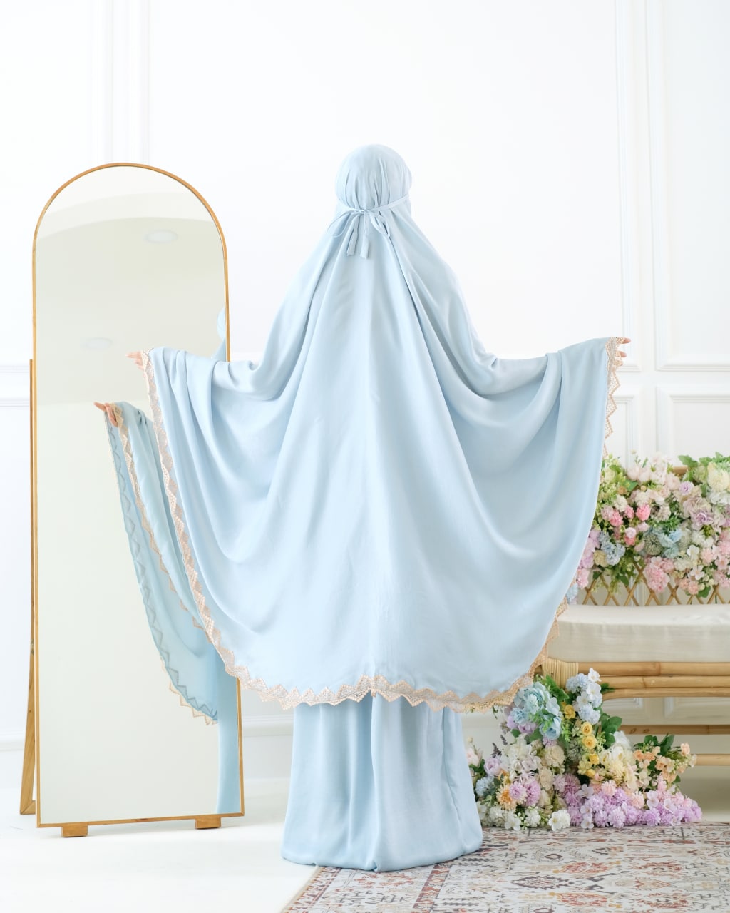 Pre Order! New! Santorini Silk Telekung