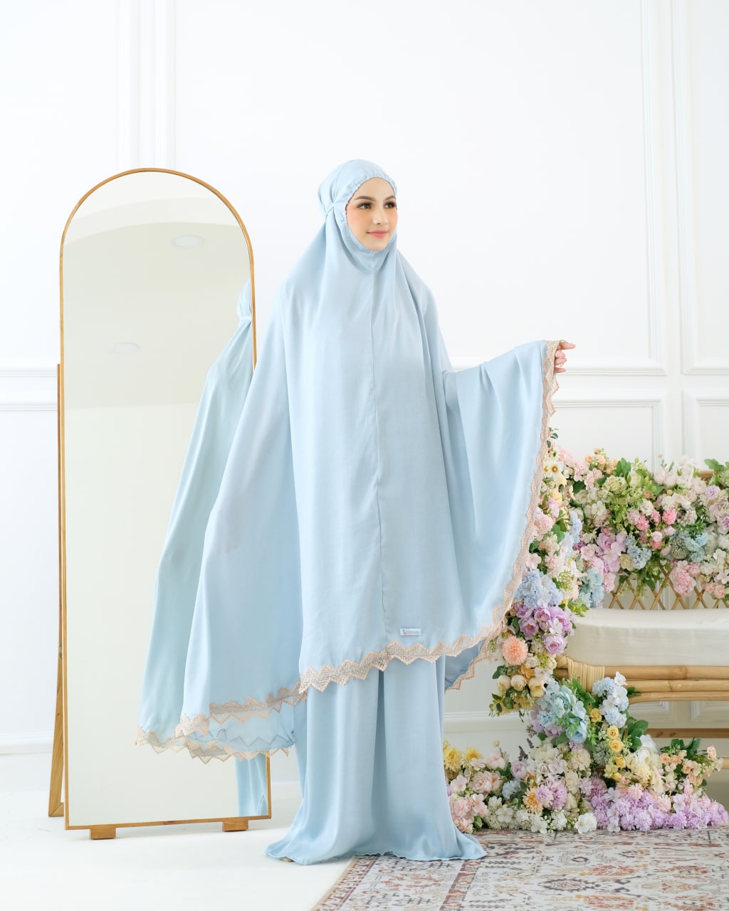 Pre Order! New! Santorini Silk Telekung