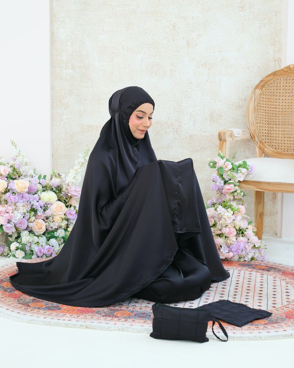 Pre order! Aleena Mini- Travel Silk Telekung