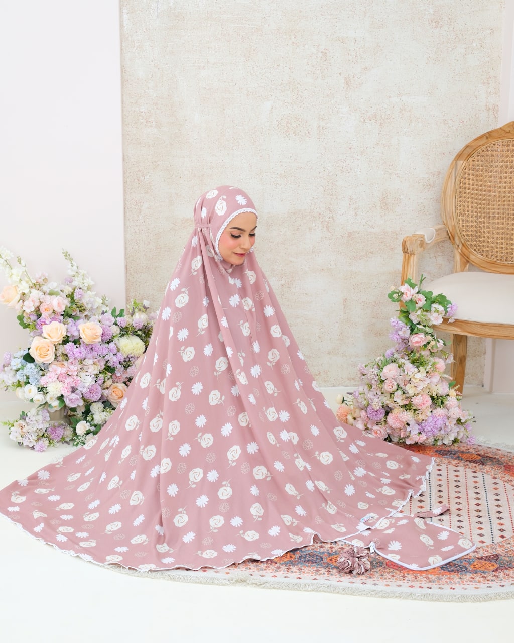 Pre Order! Signature Rayon Prayer Wear in Rose Series