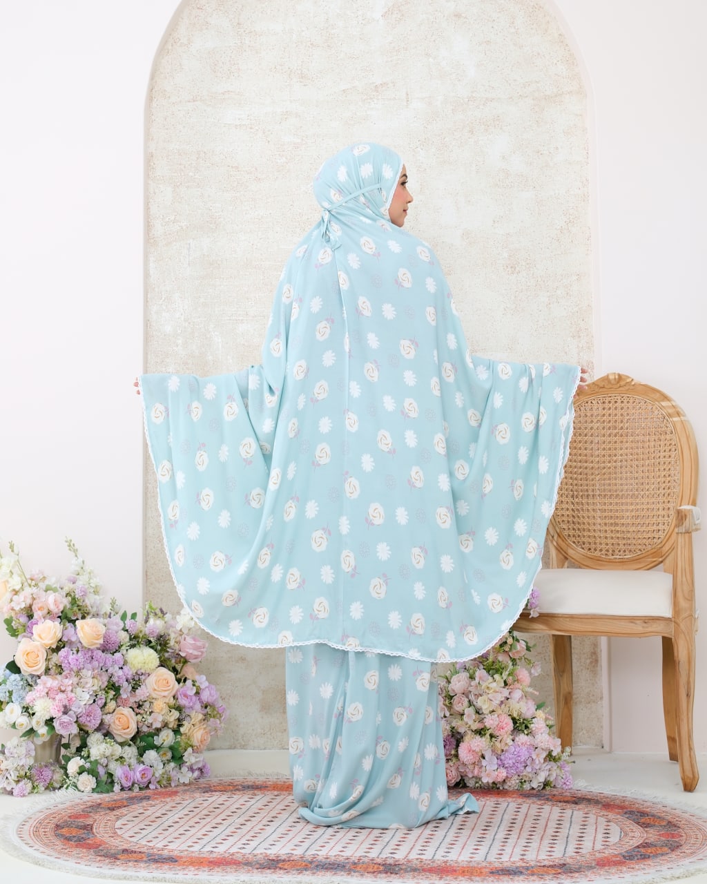 Pre Order! Signature Rayon Prayer Wear in Rose Series