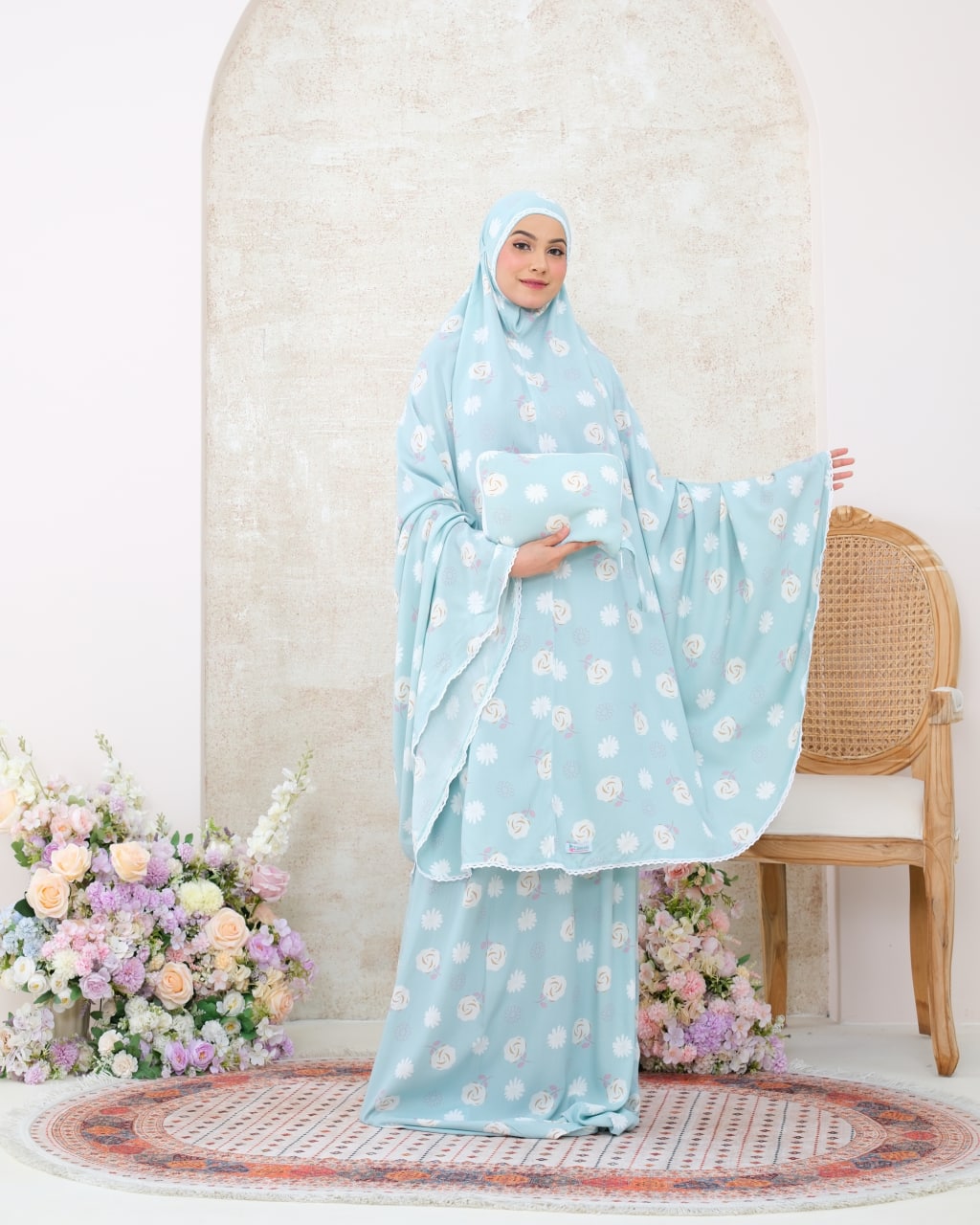 Pre Order! Signature Rayon Prayer Wear in Rose Series