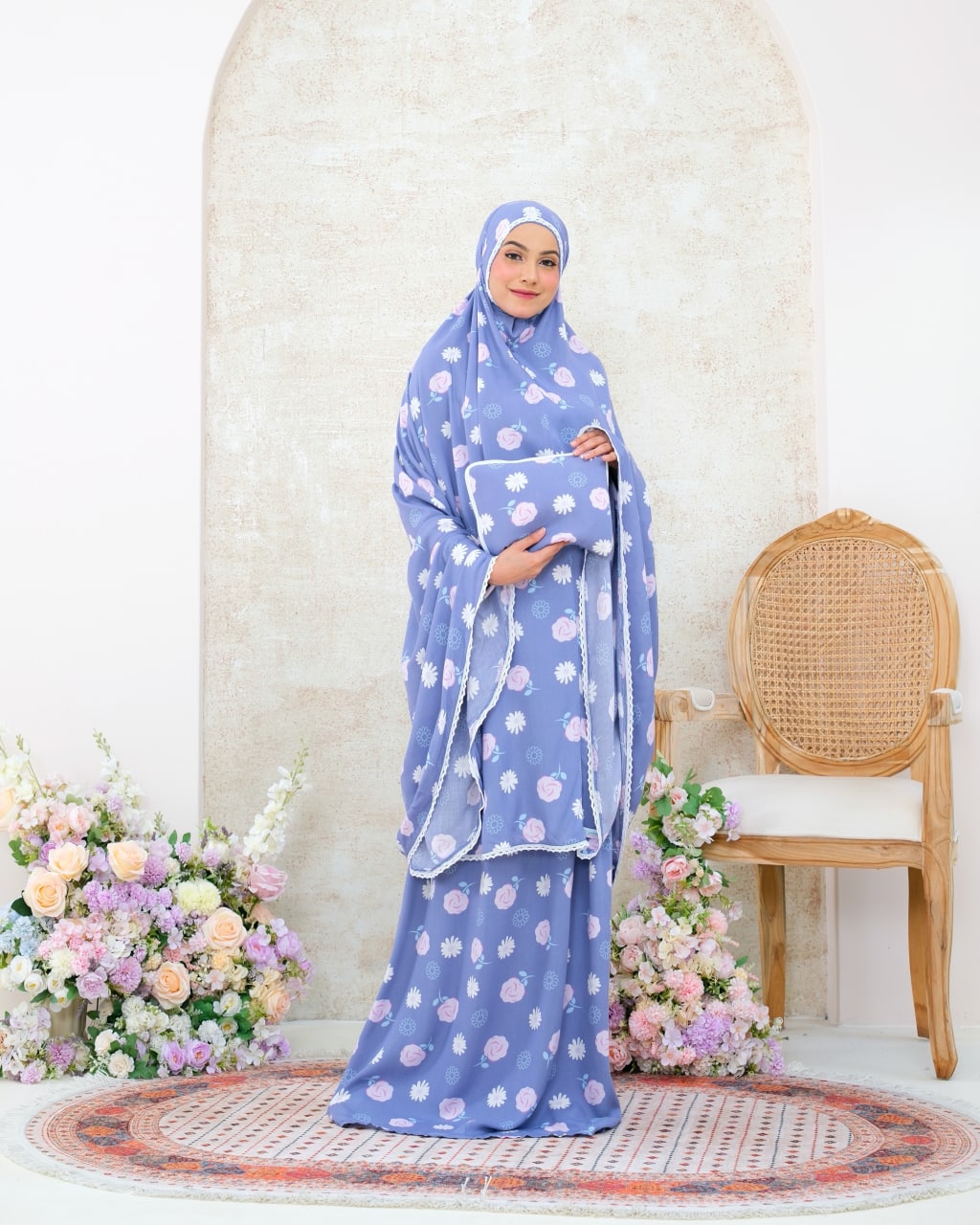 Pre Order! Signature Rayon Prayer Wear in Rose Series
