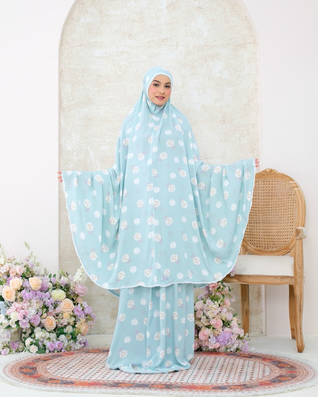 Pre Order! Signature Rayon Prayer Wear in Rose Series
