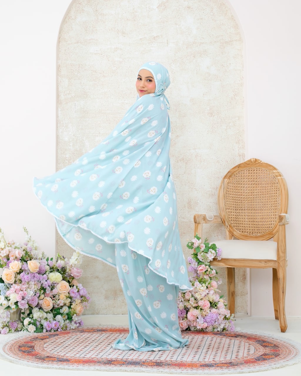 Pre Order! Signature Rayon Prayer Wear in Rose Series