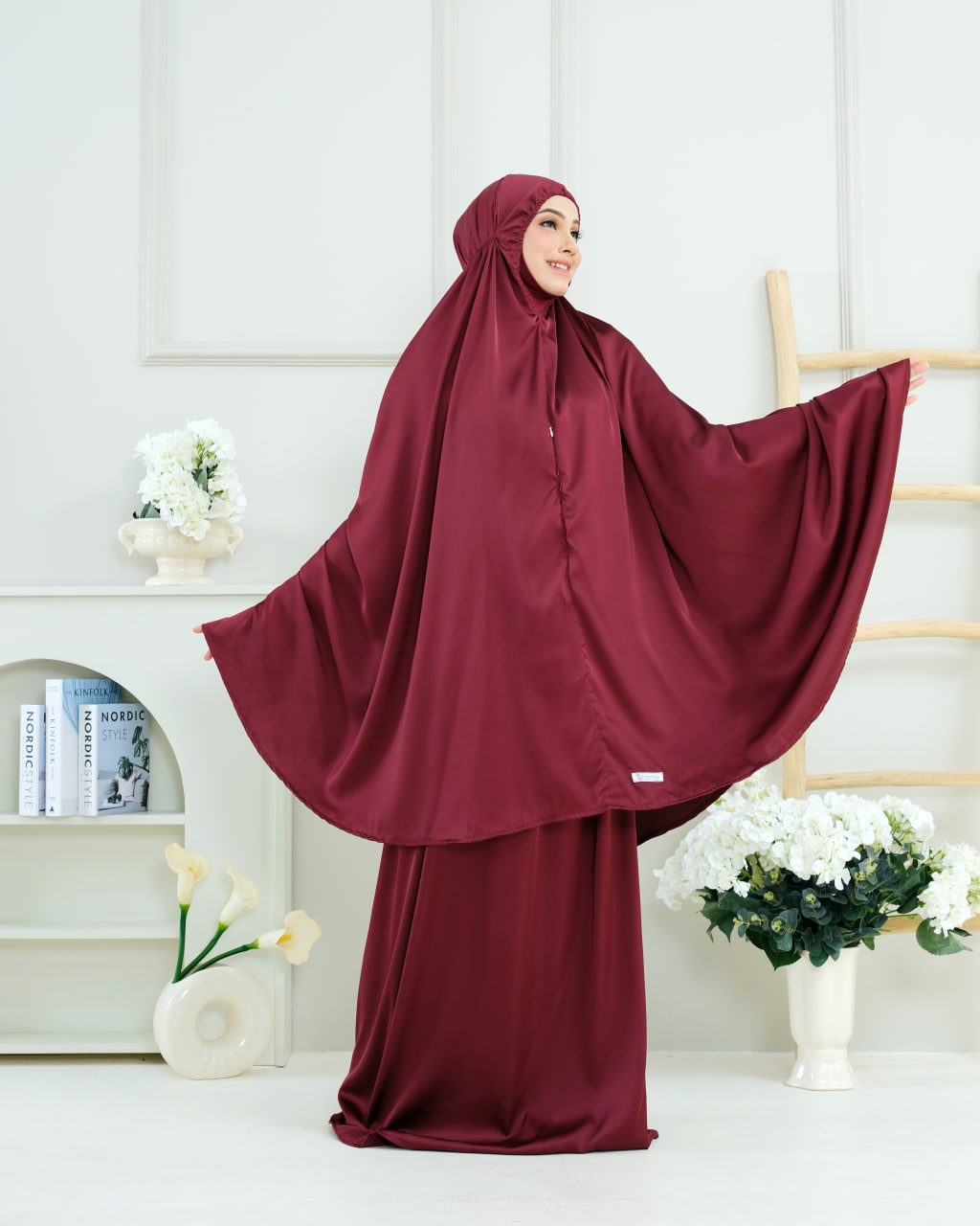 Pre order! Aleena Mini- Travel Silk Telekung