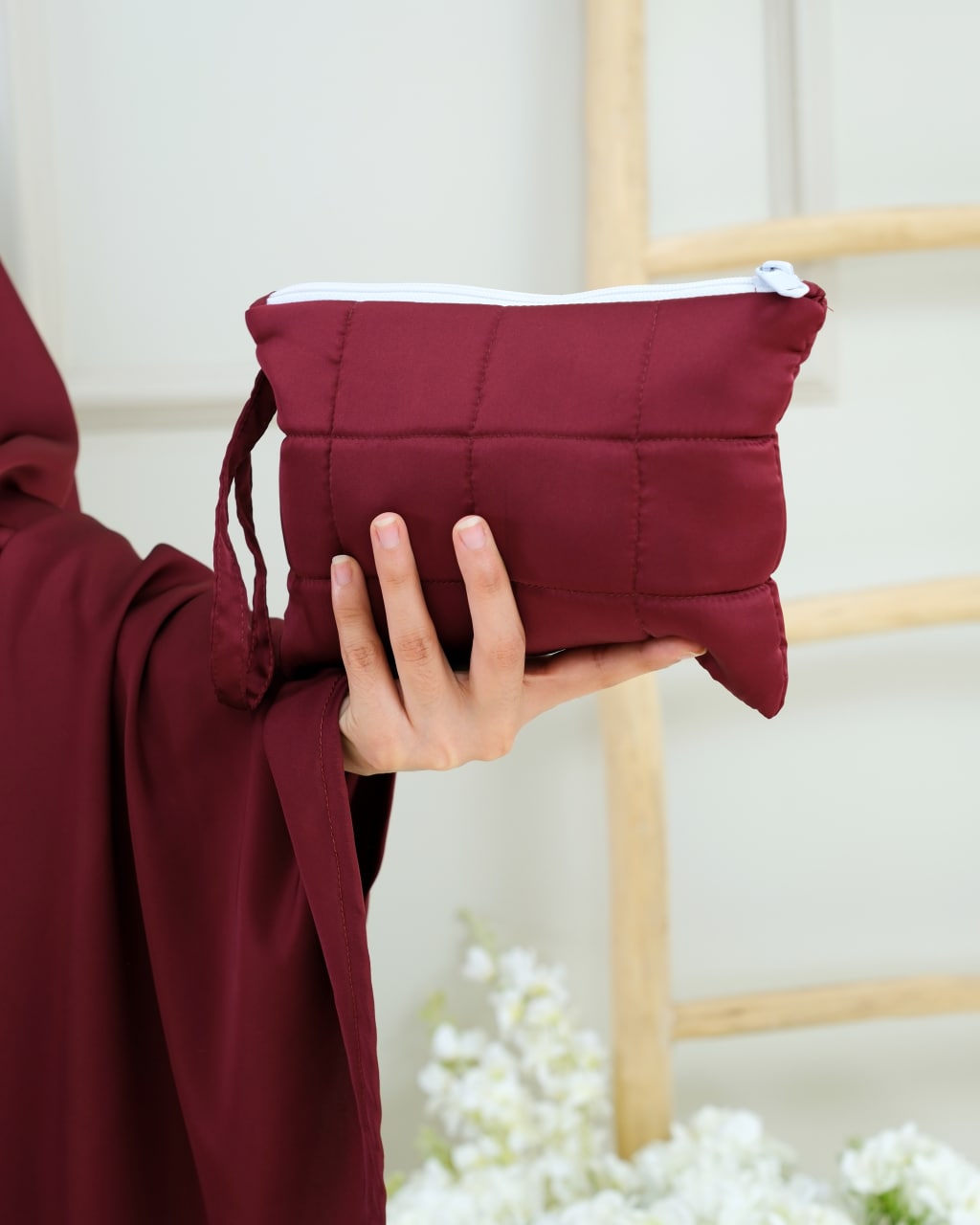 Pre order! Aleena Mini- Travel Silk Telekung