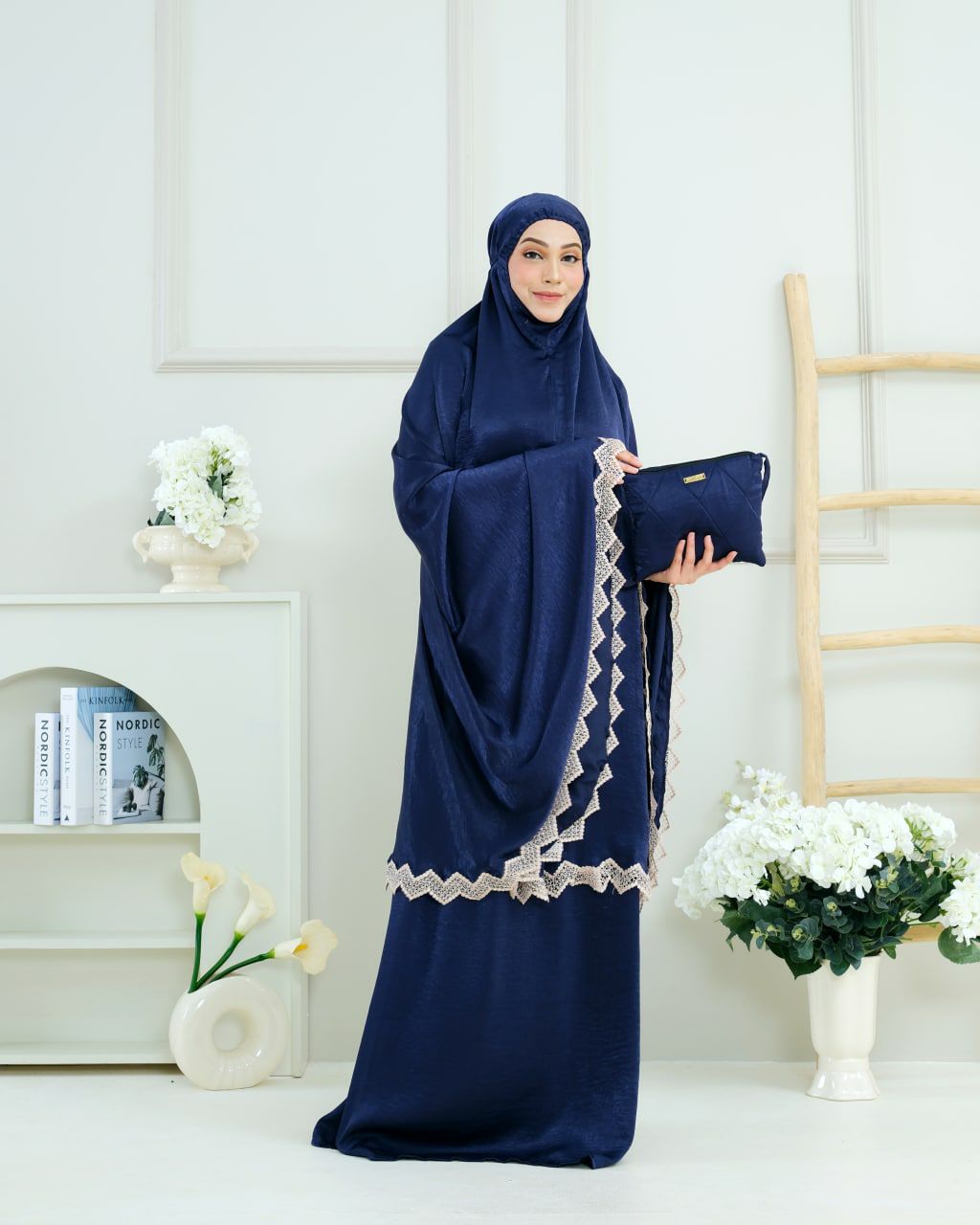 Pre Order! New! Santorini Silk Telekung