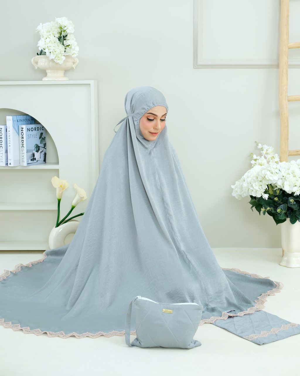 Pre Order! New! Santorini Silk Telekung