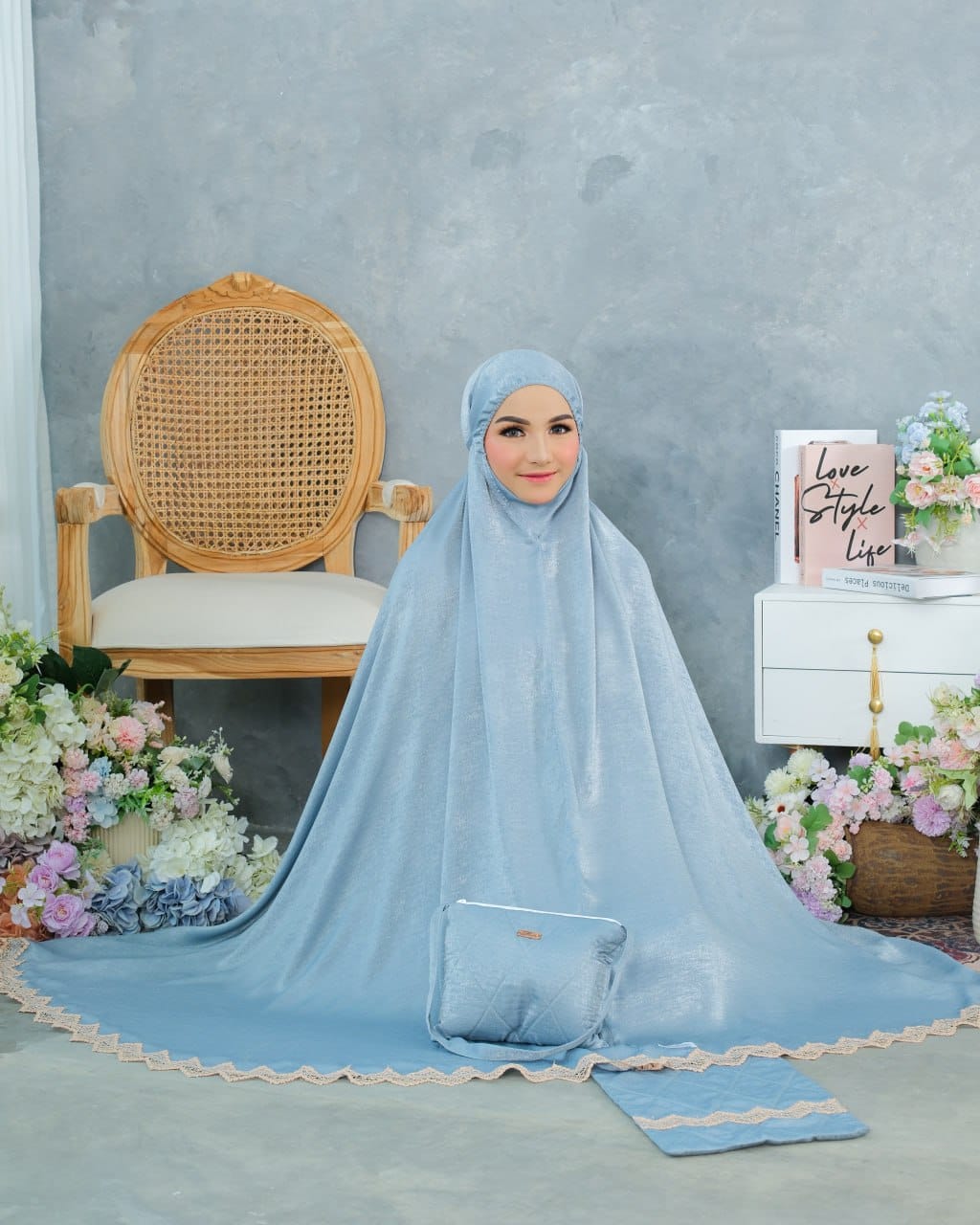 Pre Order! New! Santorini Silk Telekung