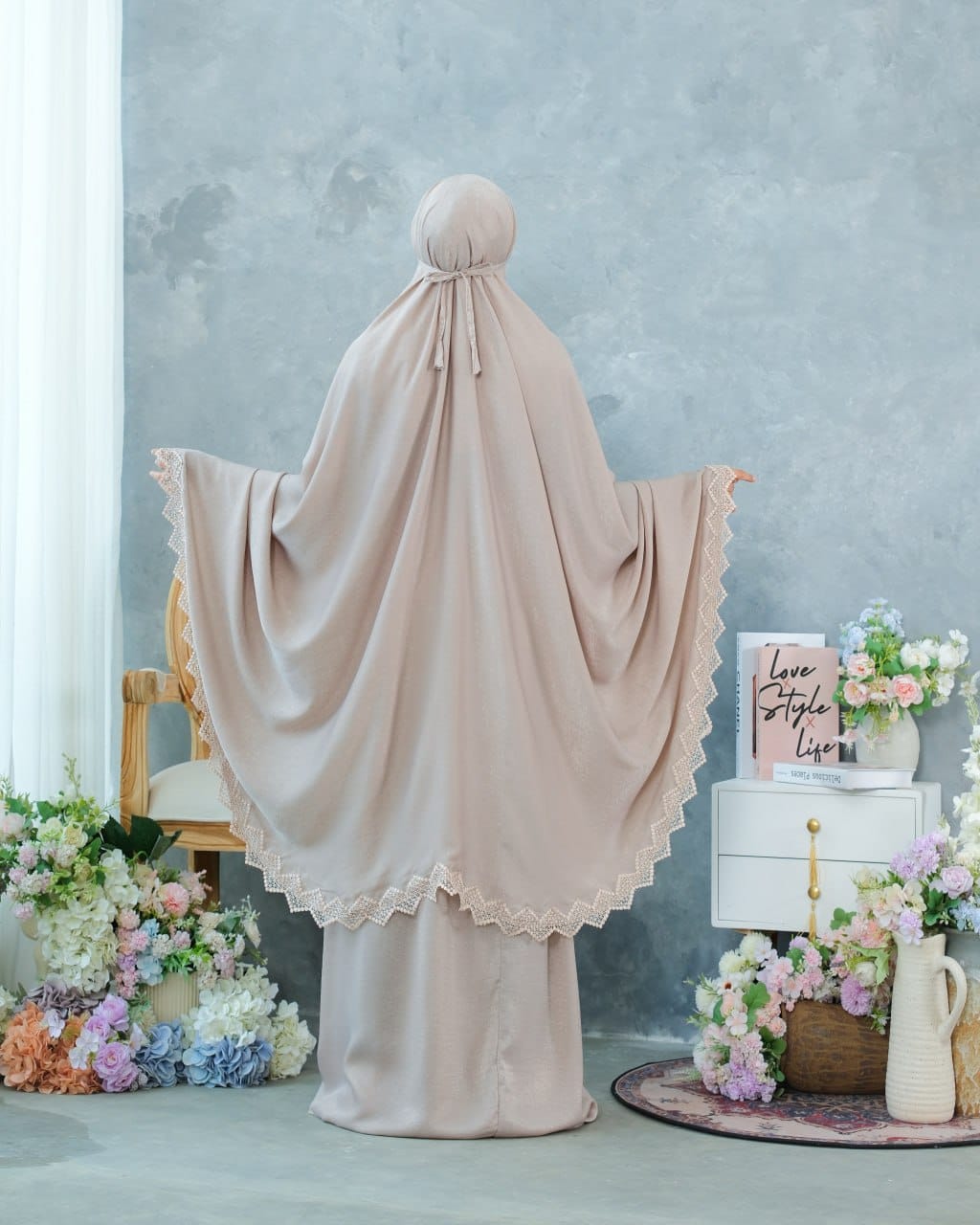 Pre Order! New! Santorini Silk Telekung