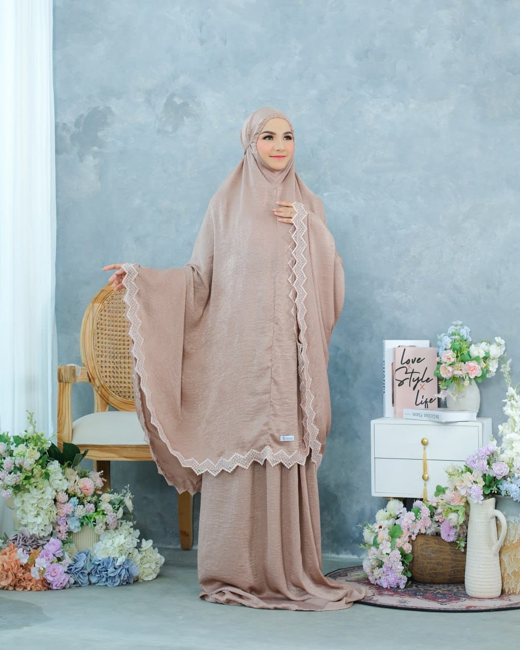 Pre Order! New! Santorini Silk Telekung