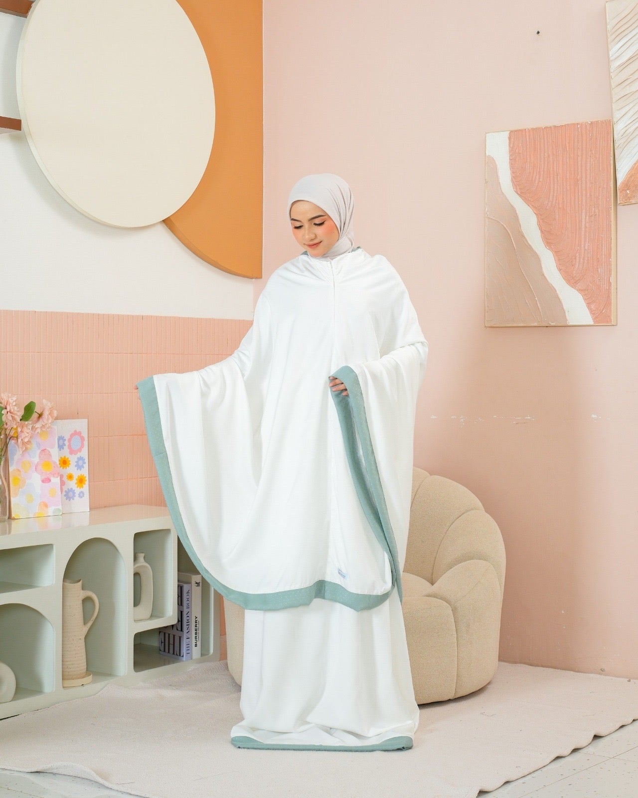 Mina Cotton Silk Telekung