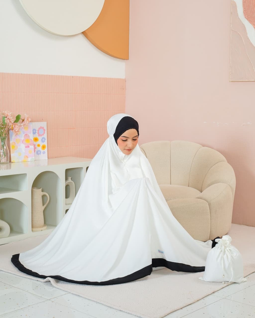 Mina Cotton Silk Telekung