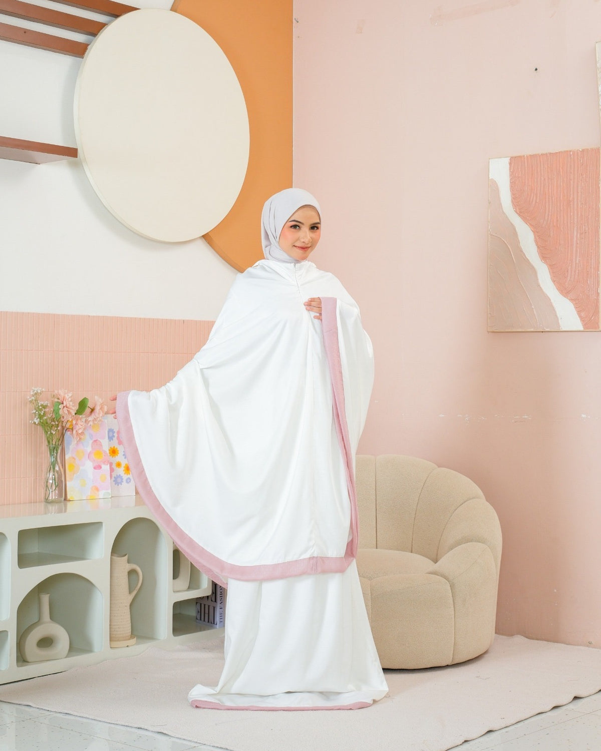 Mina Cotton Silk Telekung