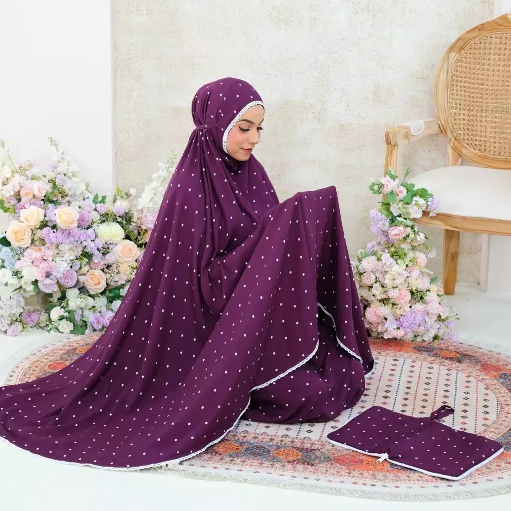 Pre Order! Signature Rayon Prayer Wear in Polka Series