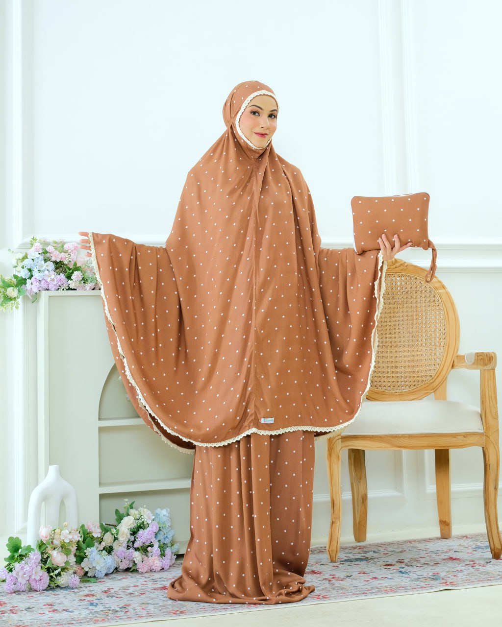 Pre Order! Signature Rayon Prayer Wear in Polka Series