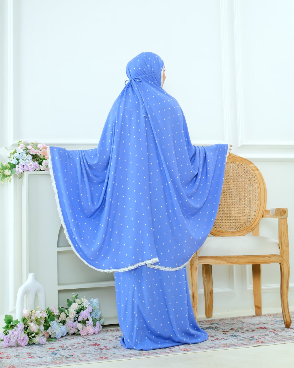 Pre Order! Signature Rayon Prayer Wear in Polka Series