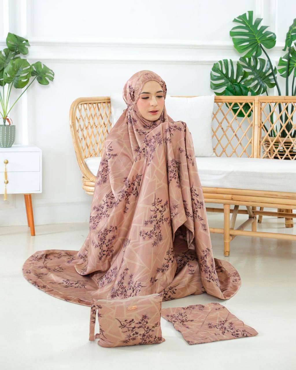 PO! Zayna! Armani Silk Telekung in beautitul Designs