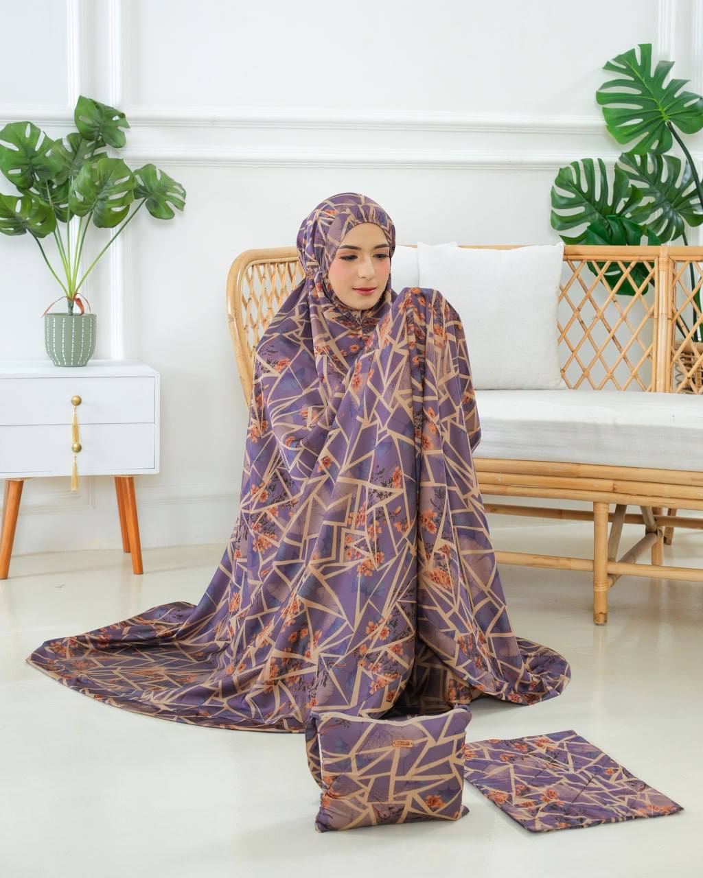 PO! Zayna! Armani Silk Telekung in beautitul Designs