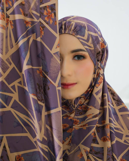 PO! Zayna! Armani Silk Telekung in beautitul Designs