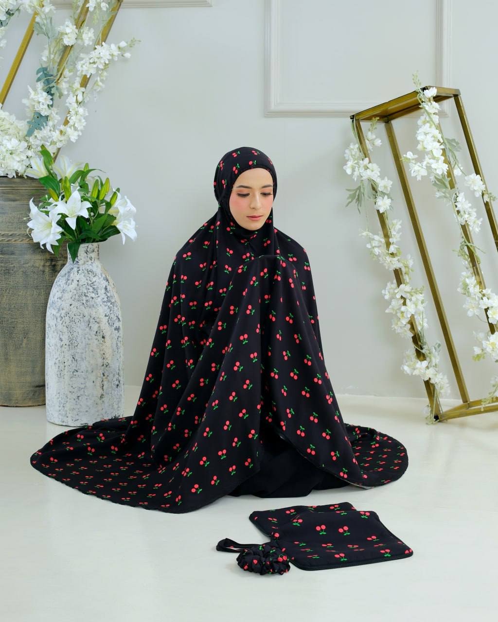 New! Pre Order! Cherry Series ! Comfy Rayon Prayer Wear Cherry Series