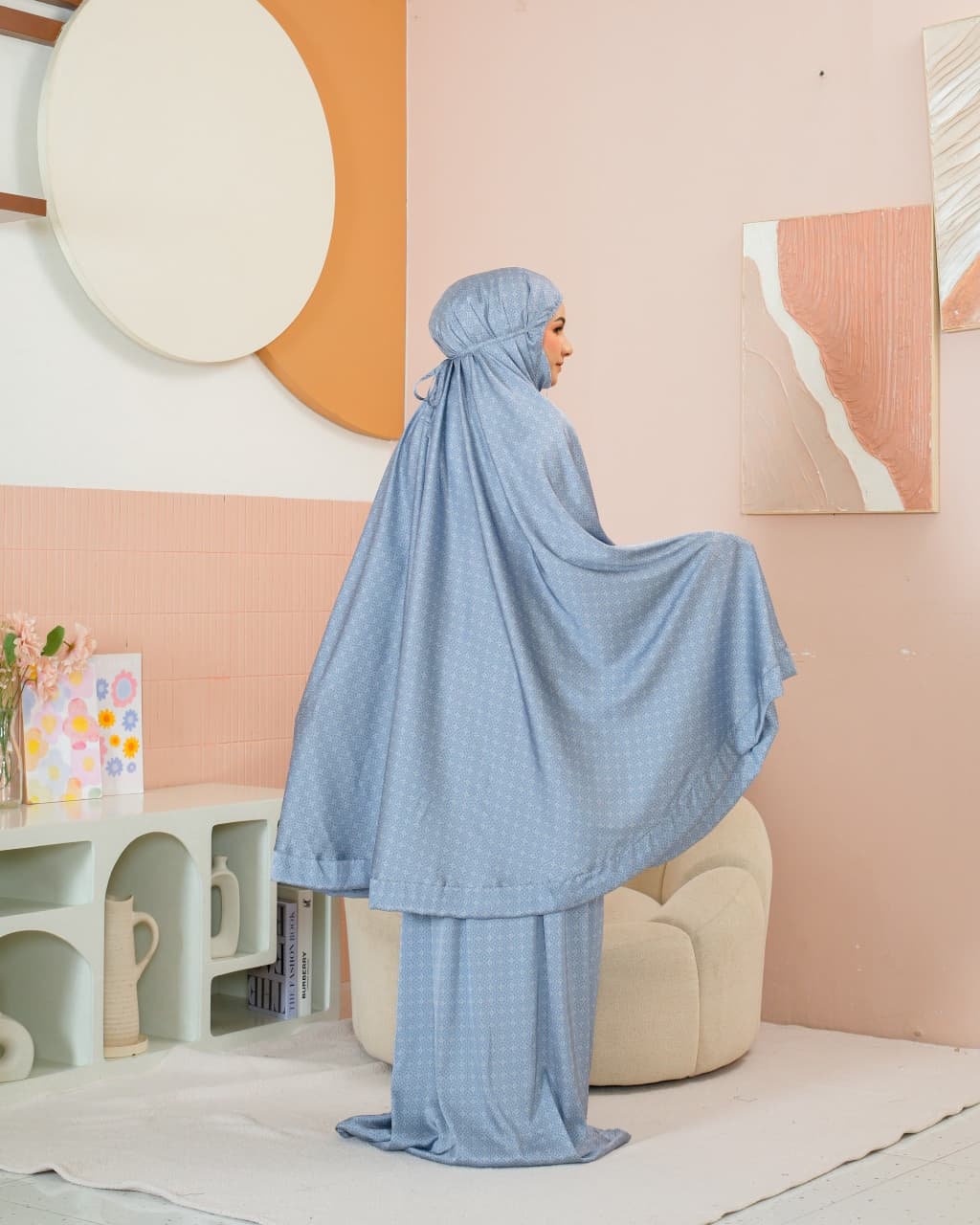 New ! Shafira 2 in 1 Armani Silk Telekung (Pre Order)
