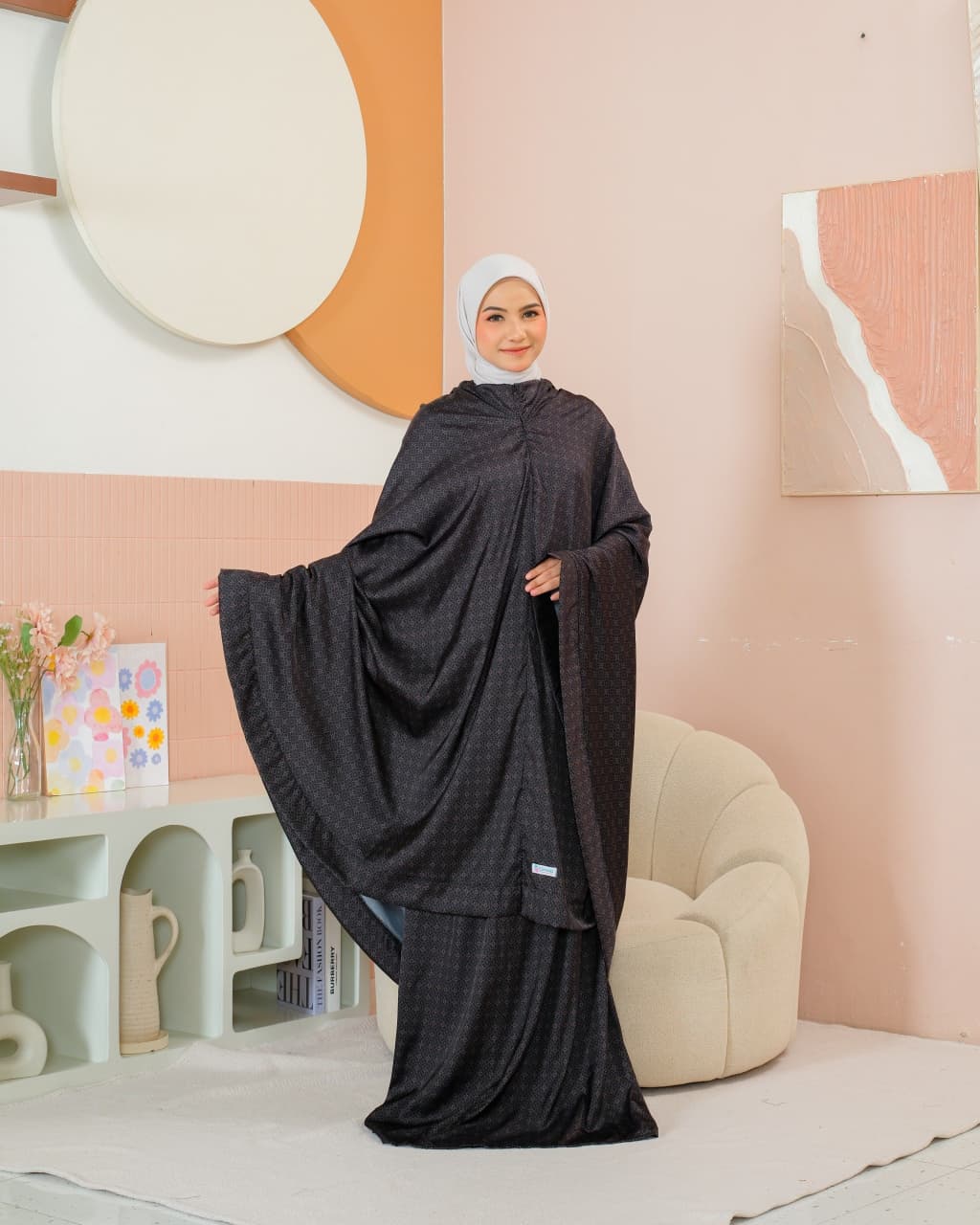 New ! Shafira 2 in 1 Armani Silk Telekung (Pre Order)