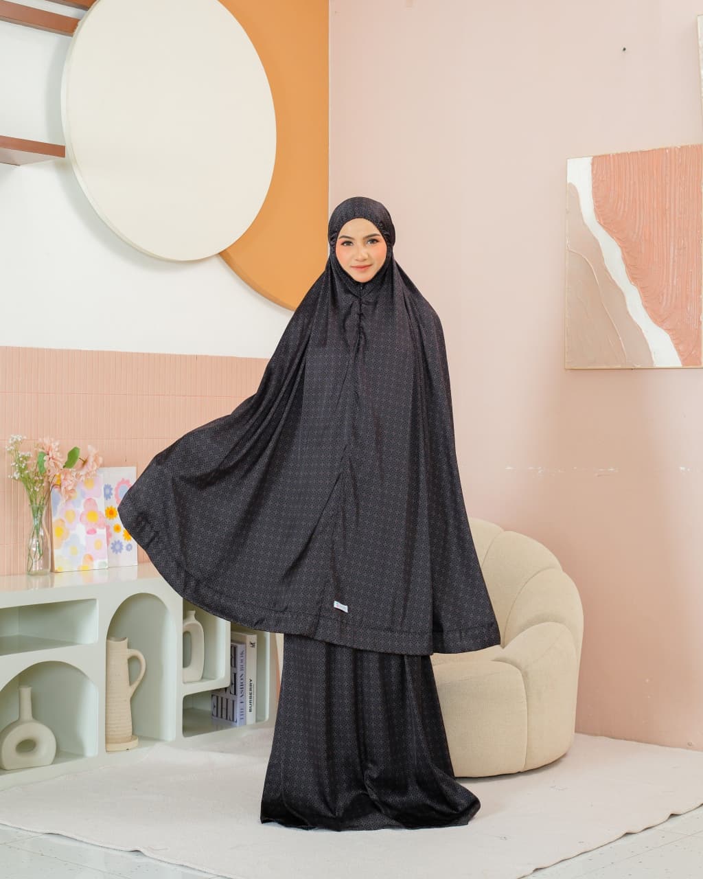 New ! Shafira 2 in 1 Armani Silk Telekung (Pre Order)