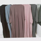 Instock- Haiza - Batwing Crinkle Abaya