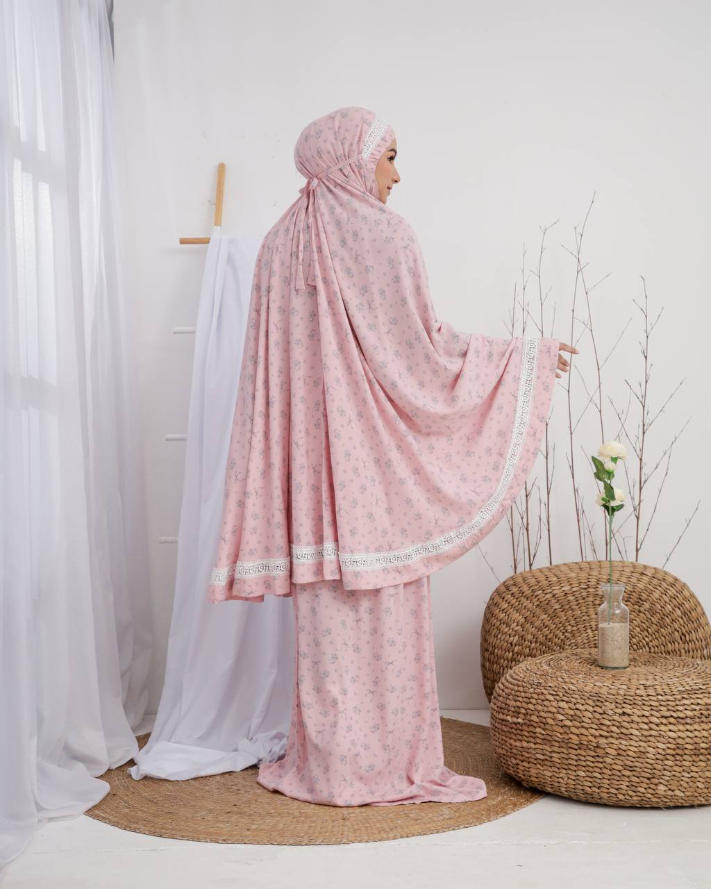 New! Nora Signature Rayon Valencia Telekung(Pre Order)