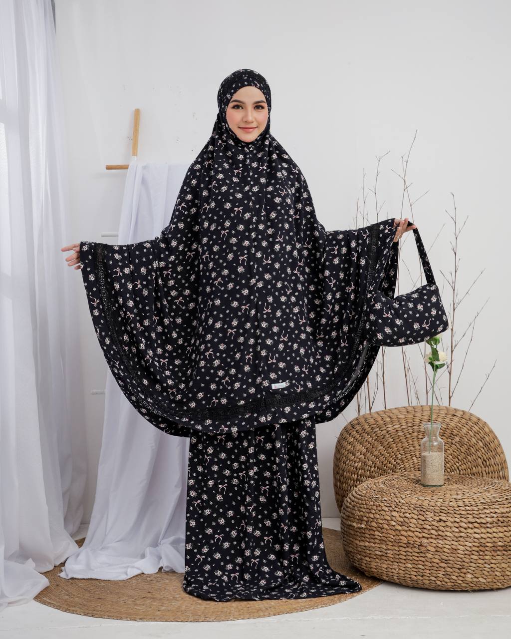 New! Nora Signature Rayon Valencia Telekung(Pre Order)