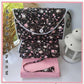 Black Rose - Japanese Cotton Telekung (Pre order)