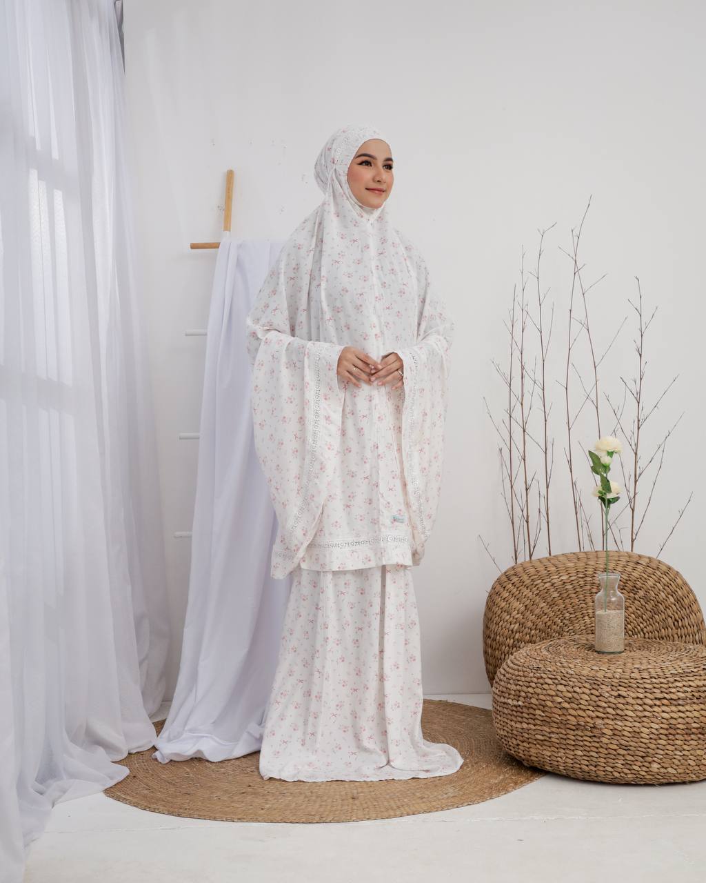 New! Nora Signature Rayon Valencia Telekung(Pre Order)