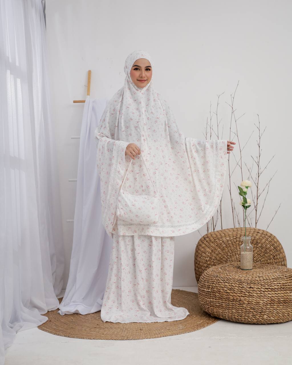 New! Nora Signature Rayon Valencia Telekung(Pre Order)