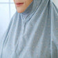 Pre Order!  Flower Love Premium! Japanese Cotton Telekung (with Jersey Chin)
