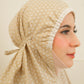 Pre Order!  Osha Premium ! Japanese Cotton Telekung (with Jersey Chin)