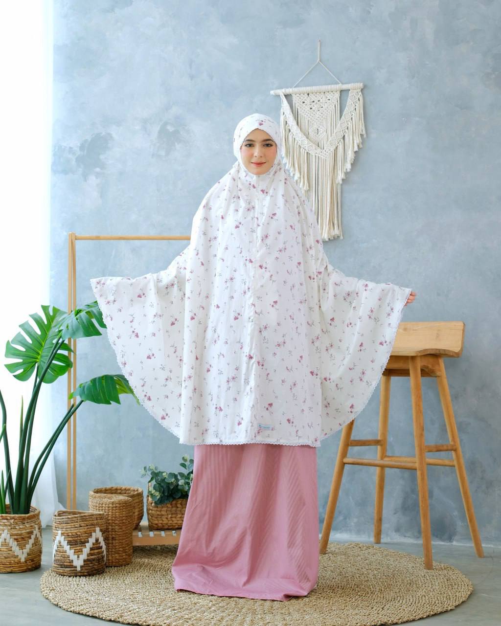 Pre Order!  Poppy! Japanese Cotton Telekung