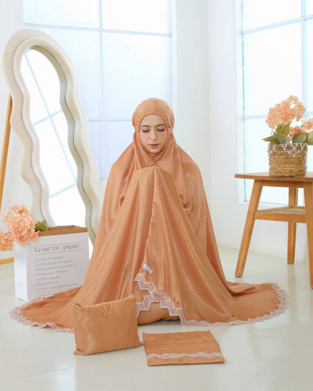 Pre Order! New! Santorini Silk Telekung