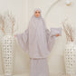 Pre Order!  Osha Premium ! Japanese Cotton Telekung (with Jersey Chin)