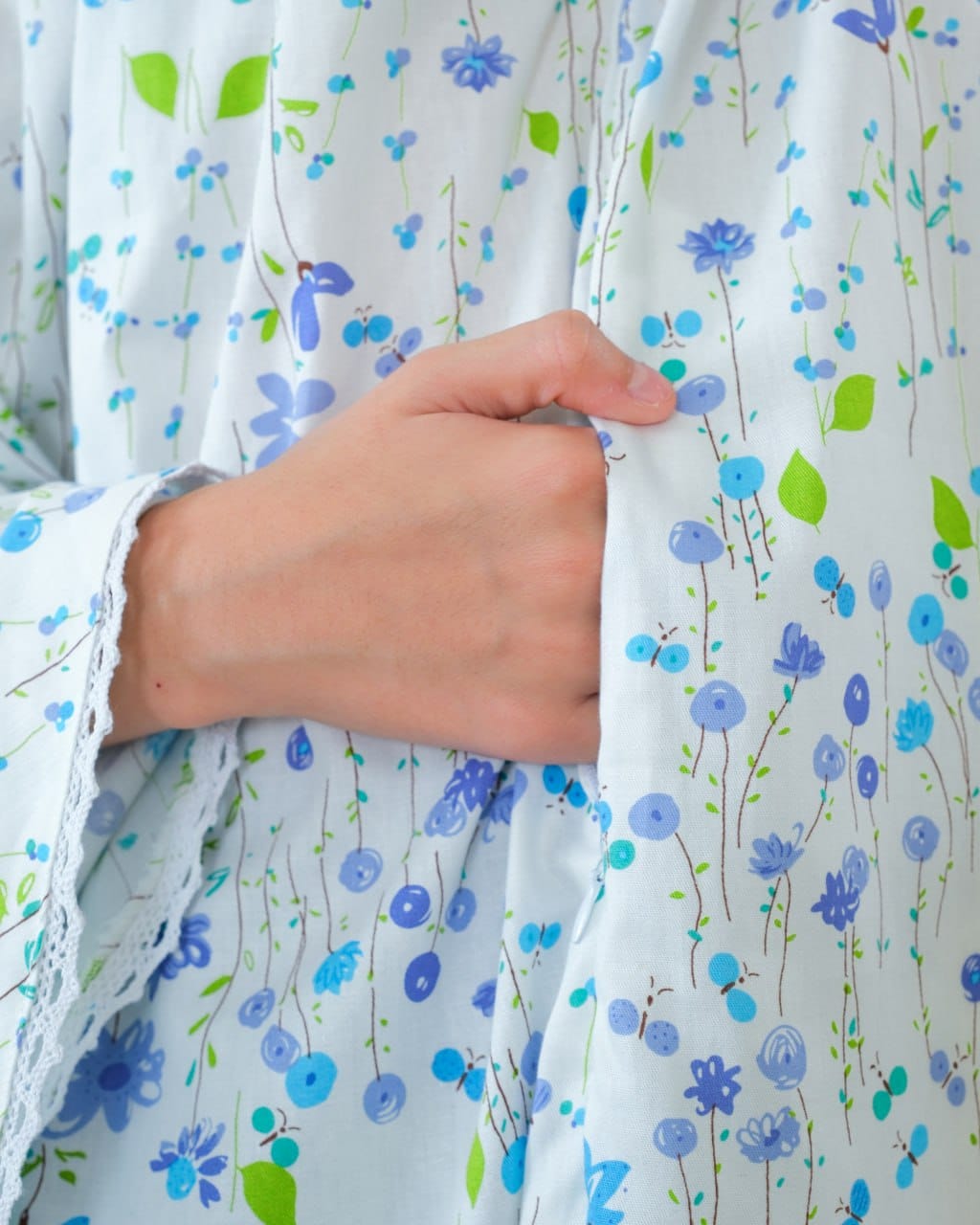 Spring Flower! Japanese Cotton Telekung (Pre Order)