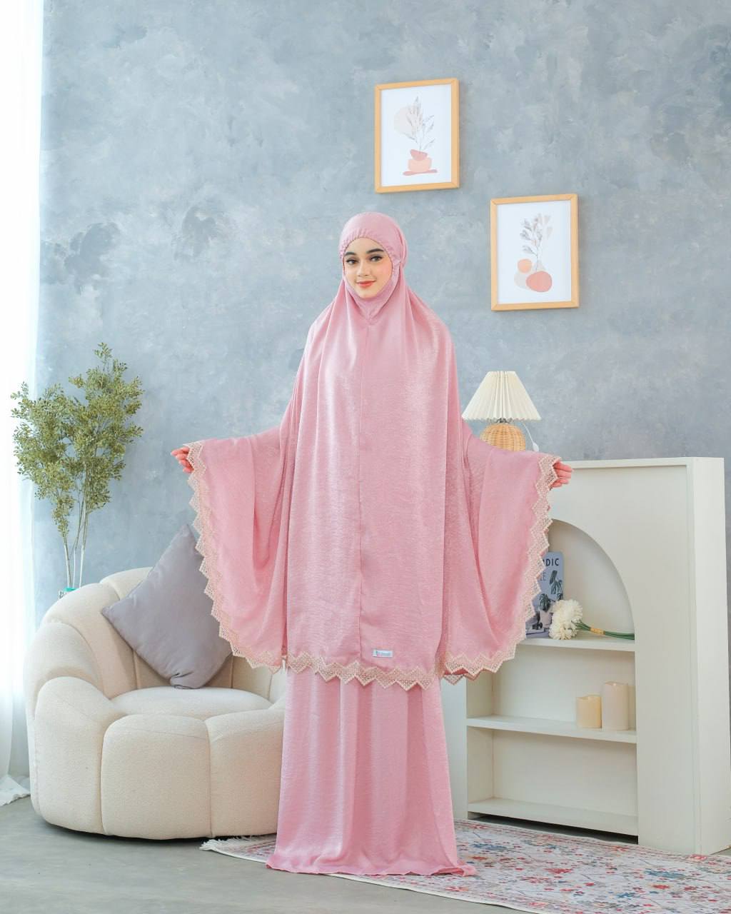 Pre Order! New! Santorini Silk Telekung