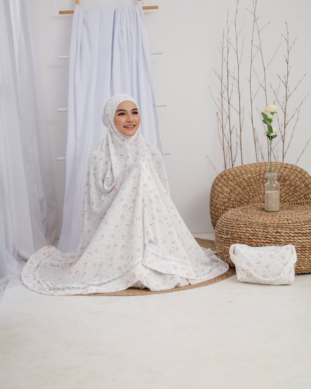 New! Nora Signature Rayon Valencia Telekung(Pre Order)