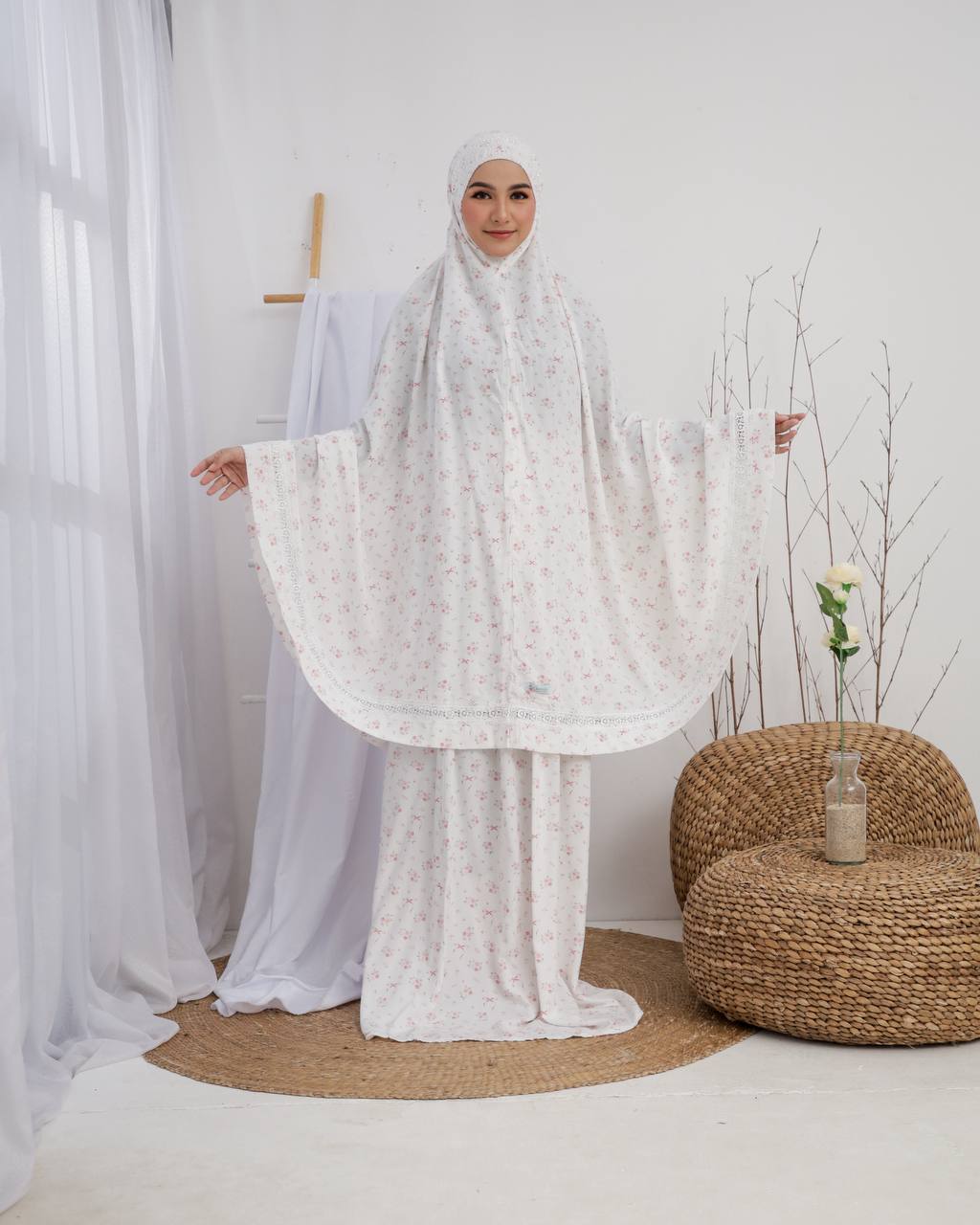 New! Nora Signature Rayon Valencia Telekung(Pre Order)