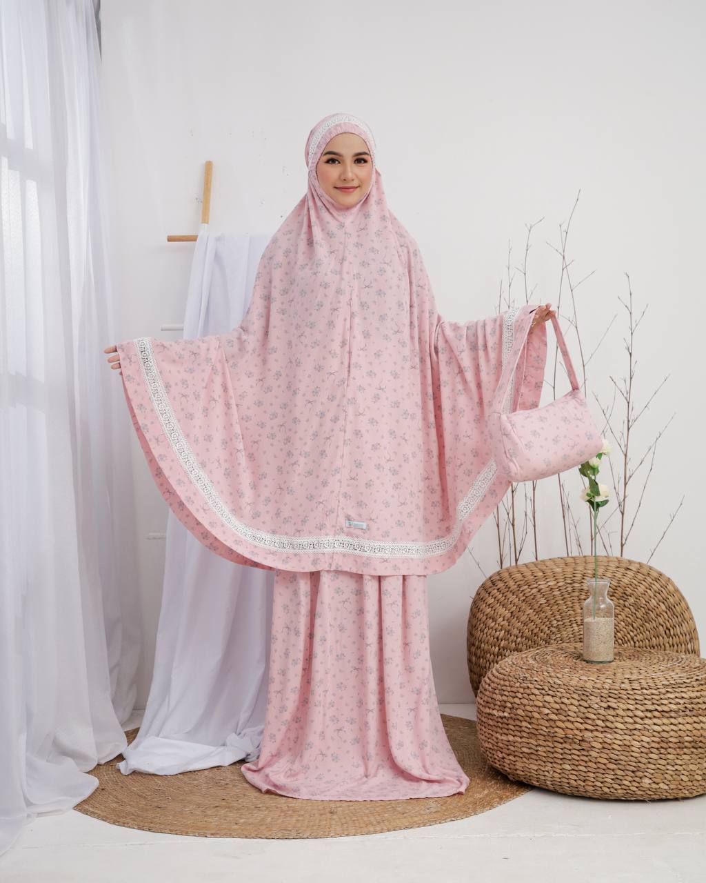 New! Nora Signature Rayon Valencia Telekung(Pre Order)