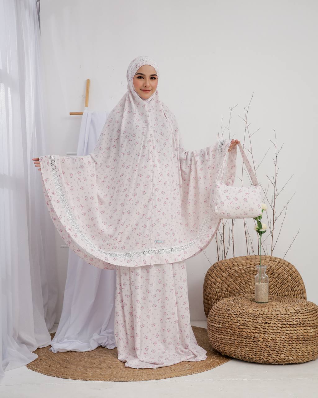 New! Nora Signature Rayon Valencia Telekung(Pre Order)