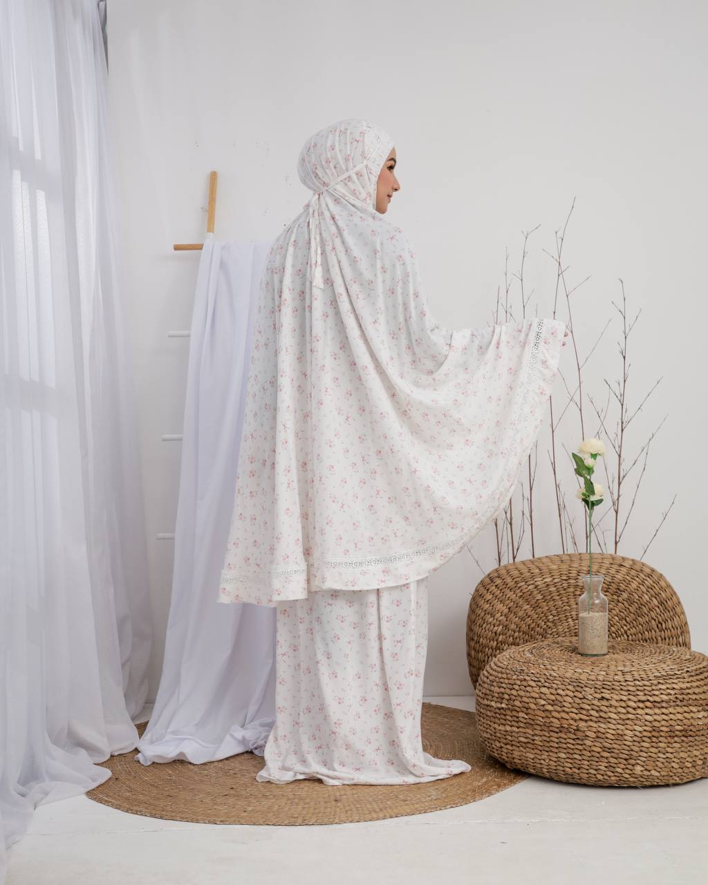 New! Nora Signature Rayon Valencia Telekung(Pre Order)