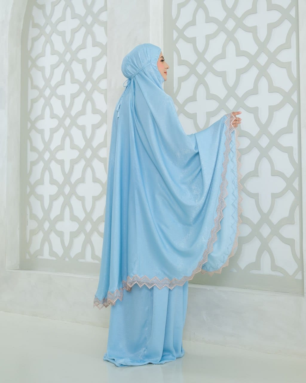 Pre Order! New! Santorini Silk Telekung