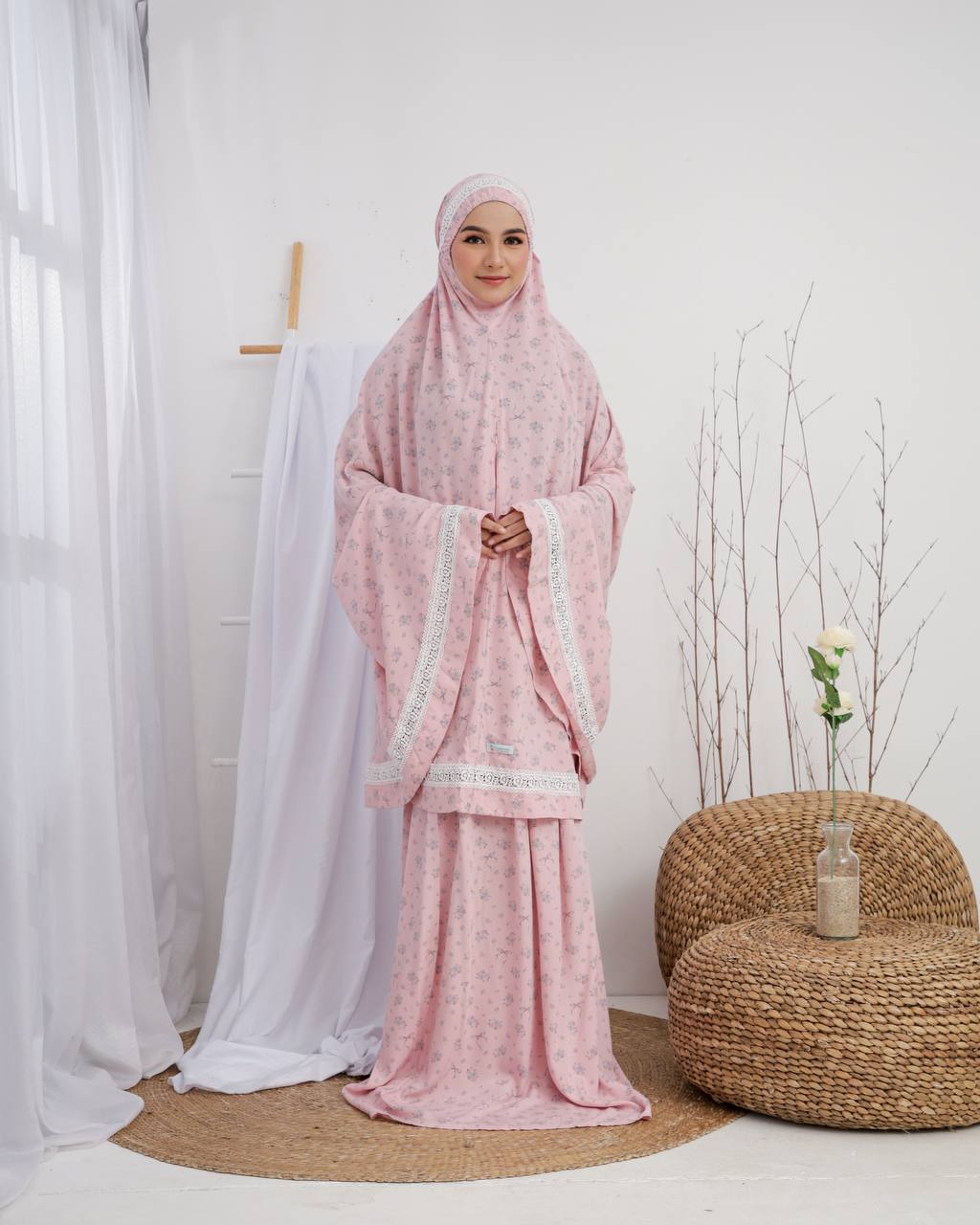 New! Nora Signature Rayon Valencia Telekung(Pre Order)