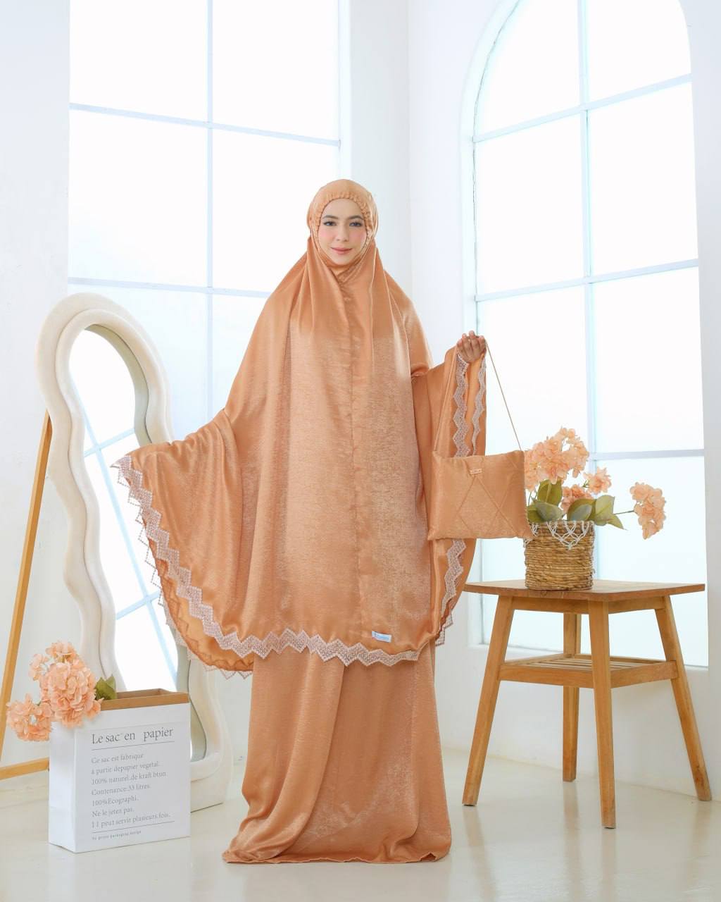 Pre Order! New! Santorini Silk Telekung